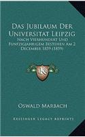 Jubilaum Der Universitat Leipzig