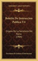 Boletin De Instruccion Publica V4: Organo De La Secretaria Del Ramo (1904)