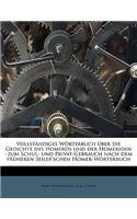 Vollständiges Wörterbuch über die Gedichte des Homeros und der Homeriden
