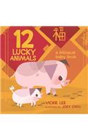 12 Lucky Animals: A Bilingual Baby Book