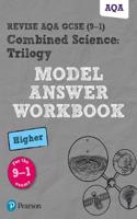 Pearson REVISE AQA GCSE Combined Science: Trilogy Model Answer Workbook (Higher) - for 2025 and 2026 exams