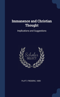Immanence and Christian Thought