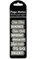 Chalkboard Page Mates (Set of 240 Sticky Notes, Page Markers)