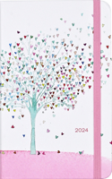 2024 Tree of Hearts Weekly Planner (16 Months, Sept 2023 to Dec 2024)