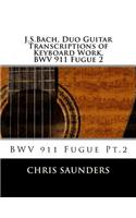 J.S.Bach, Duo Guitar Transcription of Keyboard Work, BWV 911 Fugue 2