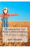 Scarecrows 100 Page Lined Journal