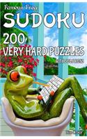 Famous Frog Sudoku 200 Very Hard Puzzles With Solutions: A Take a Break Series Pocket Size Book