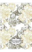 Flora Pattern Notebook: Dot-grid Journal, Graph, Lined, Blank No Lined; Pocket Notebook / Journal / Diary: 2