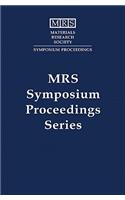 Physics and Applications of Defects in Advanced Semiconductors: Volume 325