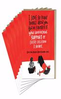 6-Pack Em & Friends Unwavering Support Card