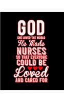 God She Loved the World He Made Nurses So That Everyone Could Be Loved and Cared for