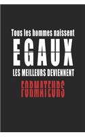 Tous Les Hommes naissent Egaux, Les Meilleurs deviennent Formateurs carnet de notes: Carnet de note pour les Formateurs cadeaux pour un ami, une amie, un collègue ou un collègue, quelqu'un de la famille
