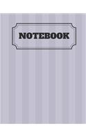 Notebook: Lined Notebook Journal, Large Composition Book, Notebook College Ruled, Letter Size (8.5 x 11), 100 Pages