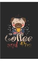 Pug Coffee Notebook
