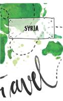 Syria: Ruled Travel Diary Notebook or Journey Journal - Lined Trip Pocketbook for Men and Women with Lines