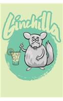 Ginchilla Notebook green: Lined notebook journal, diary and sketchbook for all teachers and students, kids and adults! 6 x 9 inches (about DIN A5, 15x23cm), 120 white pages i