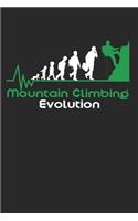 Mountain Climbing Evolution: Notebook/Diary/Organizer/Dotted pages/ 6x9 inch