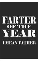 Farther Of The Year: Father Notebook Blank Dot Grid Family Journal dotted with dots 6x9 120 Pages Checklist Record Book Take Notes Daddy Dad Planner Paper Christmas Gift