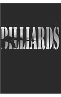 Billard Notizbuch