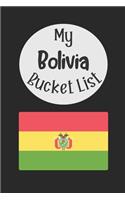 My Bolivia Bucket List: Novelty Bucket List Themed Notebook