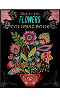 Beautiful Flowers Coloring Book