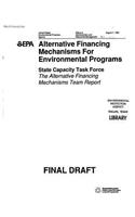 Alternative Financing Mechanisms for Environmental Programs State Capacity Task Force