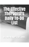 The Effective Therapist's Daily To-Do List