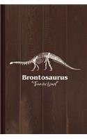 Brontosaurus Thunder Lizard Journal Notebook