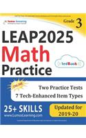 LEAP Test Prep: 3rd Grade Math Practice Workbook and Full-length Online Assessments: LEAP Study Guide