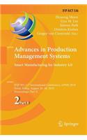 Advances in Production Management Systems. Smart Manufacturing for Industry 4.0