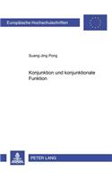 Konjunktion Und Konjunktionale Funktion