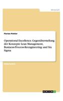 Operational Excellence. Gegenüberstellung der Konzepte Lean Management, Business-Process-Reengineering und Six Sigma