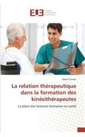 La Relation Thérapeutique Dans La Formation Des Kinésithérapeutes