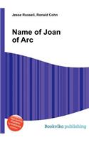 Name of Joan of Arc