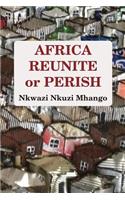 Africa Reunite or Perish