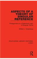 Aspects of a Theory of Singular Reference: Prolegomena to a Dialectical Logic of Singular Terms