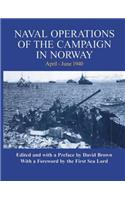 Naval Operations of the Campaign in Norway, April-June 1940