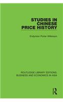 Studies in Chinese Price History