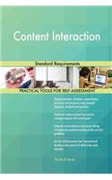 Content Interaction Standard Requirements