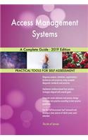Access Management Systems A Complete Guide - 2019 Edition