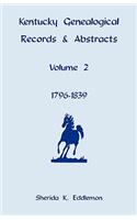 Kentucky Genealogical Records and Abstracts, Volume 2