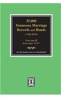 35,000 Tennessee Marriage Records and Bonds 1783-1870, 