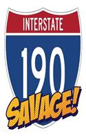 Interstate 190 Savage: 6x9 College Ruled Line Paper 150 Pages