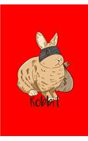 Robbit: Lined Journal - Robbit Funny Rabbit Thief Sayings Animal Puns Jokes Gift - Red Ruled Diary, Prayer, Gratitude, Writing, Travel, Notebook For Men Wom