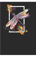Dragonfly Color Splash: Dragonflies Notebook, Dotted Bullet (6 x 9 - 120 pages) Animal Themed Notebook for Daily Journal, Diary, and Gift