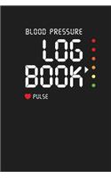 Blood Pressure Log Book - Pulse