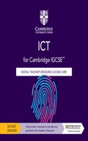 Cambridge Igcse(tm) Ict Digital Teacher's Resource Access Card