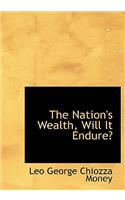 The Nation's Wealth, Will It Endure?