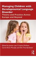 Managing Children with Developmental Language Disorder