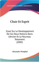 Chair Et Esprit: Essai Sur Le Developpement de Ces Deux Notions Dans L'Ancien Et Le Nouveau Testament (1885)